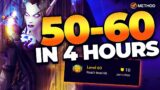 50 to 60 in 4 HOURS! Shadowlands Race to World First 60 Event | Method