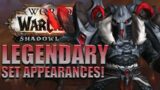 ALL Legendary Set Appearances – In Game Preview | Shadowlands