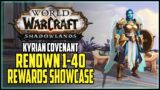 All Kyrian Renown Rewards Showcase WoW Shadowlands