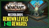 All Necrolords Renown Rewards Showcase WoW Shadowlands