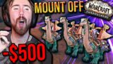 Asmongold LOSES $500 Bet in First MOUNT OFF Competition of Shadowlands Pre-Patch