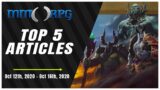Avengers Crashes and World of Warcraft Shadowlands Patches | Top 5 Articles This Week Oct 12 – 16th