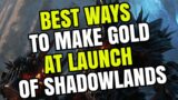 Best Ways To Make Gold At Launch Of Shadowlands | My Thoughts | WoW Gold Guide 9.0