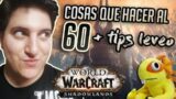 COSAS QUE HACER A NIVEL 60 + tips leveo | WoW Shadowlands