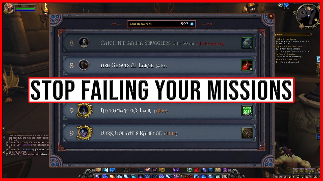 How to PROPERLY Use the Shadowlands Command Table! | Stop Failing Your ...