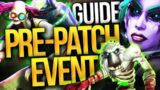 IT'S HERE! Shadowlands Pre-Patch EVENT GUIDE | Zombie Invasion, Icecrown Bosses & Rewards!