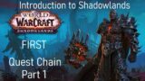 Introducting to Shadowlands (First Quest Chain) / World of Warcraft: Shadowlands Gameplay / Part 1