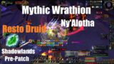 Mythic Wrathion – Restoration Druid PoV – World of Warcraft Shadowlands Pre-Patch