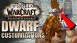 NEW Dwarf Customization Options | Shadowlands Alpha