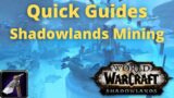 Quick Guides: Mining in Shadowlands – World of Warcraft [BETA]