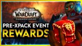 SHADOWLANDS PRE EVENT REWARDS // 34 Slots bag, ILVL 100 GEAR and Accursed Keepsake! Let's farm it up