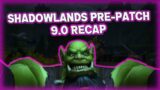 SHADOWLANDS PRE-PATCH 9.0 RECAP (NEW LEVELING EXPERIENCE)