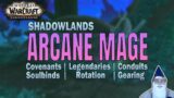 Shadowlands Arcane Mage | DPS Guide 9.0 | Covenant, Legendaries, Rotation & Much More