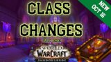 Shadowlands Beta: HUGE LIST of Class Changes! Oct16 Beta Build