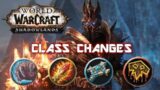 Shadowlands Class Change Updates (Today Nov 4th 2020)