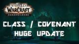 Shadowlands Class Updates / Covenant Changes