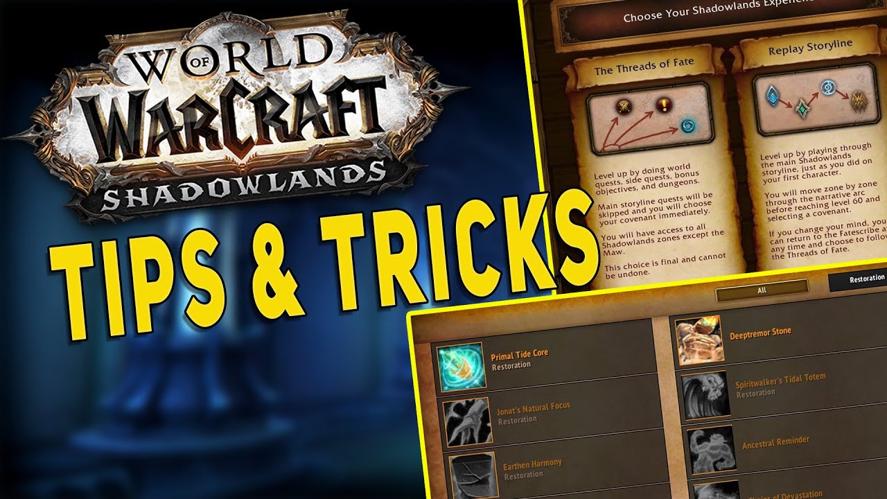 Shadowlands THINGS YOU MUST KNOW! Leveling Legendaries