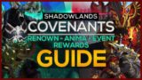 Shadowlands: Ultimate Guide to Covenants, Getting Renown, Anima, Sanctum Features & Rewards!