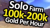 Solo Gold Farm 100,000-200,000g Per Hour Steady | Shadowlands Goldmaking Guide Skinning