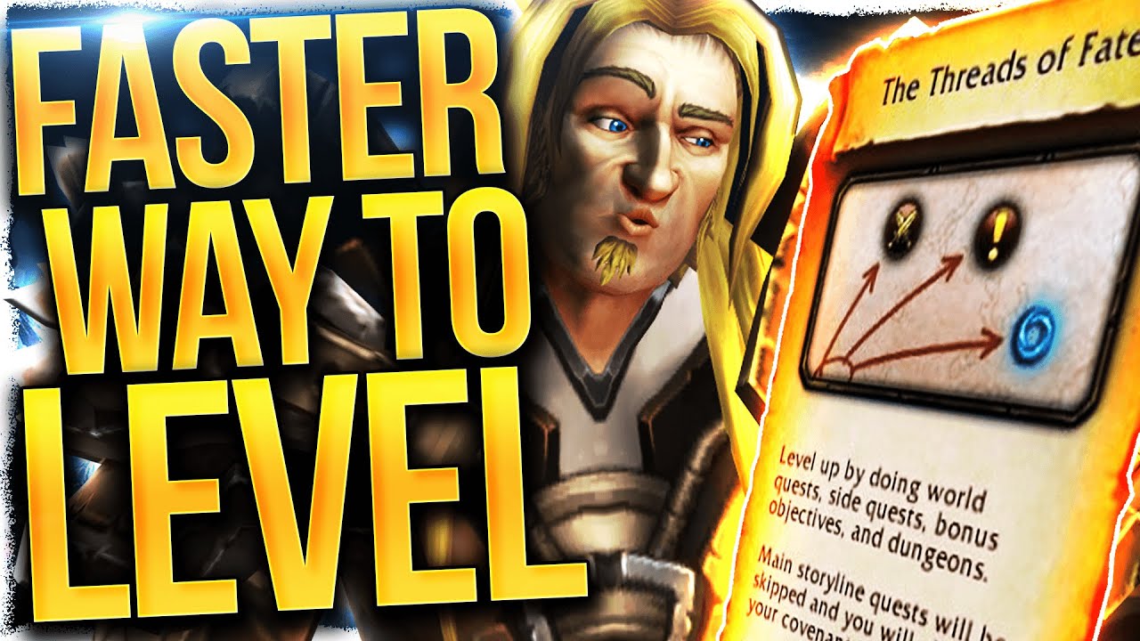 The FASTEST Way To Level in Shadowlands Threads of Fate 'Exploit