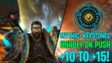 Unholy DK  Pushing Mid-tier Keystones | Pre-patch World of Warcraft: Shadowlands