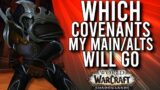 Which Covenants My Main And Alts Will Be Part Of In Shadowlands! –  WoW: Shadowlands Beta