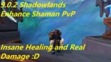 WoW 9.0.2 Shadowlands – BUFFED Enhancement Shaman PvP –  3v3 and 2v2 – Big Damage and Healing!