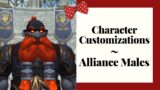 WoW Shadowlands (Beta) Customizations – All Male Alliance & Allied Races