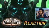 WoW Shadowlands Launch Cinematic: "Beyond the Veil" REACTION (World of Warcraft)