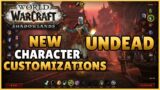 World of Warcraft Shadowlands NEW Character Customizations! – UNDEAD | Shadowlands PTR