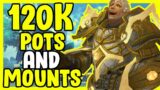 120k Day, Mounts and Pots In WoW Shadowlands – Gold Farming, Gold Making Guide