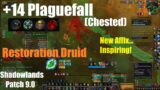 +14 Plaguefall Chested – Night Fae Restoration Druid PoV – World of Warcraft Shadowlands