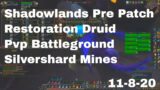 World of Warcraft Shadowlands Pre Patch Restoration Druid Pvp Battleground, Silvershard Mines