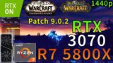 World Of Warcraft: Shadowlands | RAY TRACING | Ultra Settings | RTX 3070 | Ryzen 7 5800X | 1440p