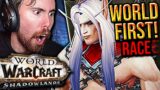 4 BOSSES DOWN! Asmongold Hosts the WORLD FIRST RACE for Mythic Castle Nathria | Shadowlands New Raid
