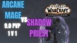 Arcane Mage VS Shadow Priest (1v1 in Arena) 9.0 PVP – WoW Shadowlands Pre Patch