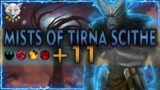 Barokoshama | Shadowlands Mythic + 11 MISTS OF TIRNA SCITHE | Elemental Shaman PoV