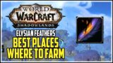 Elysian Feathers Best Place to Farm WoW Shadowlands Ascended Crafting