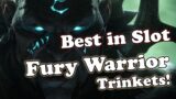 Fury Warrior Shadowlands Best in Slot Trinkets