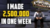 I MADE OVER 2 MILLION GOLD IN ONE WEEK! – Shadowlands Week 2 Goldmaking