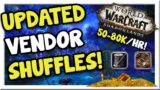 New Vendor/Enchanting Shuffles! Make 50k/Hr?! | Shadowlands | WoW Gold Making Guide