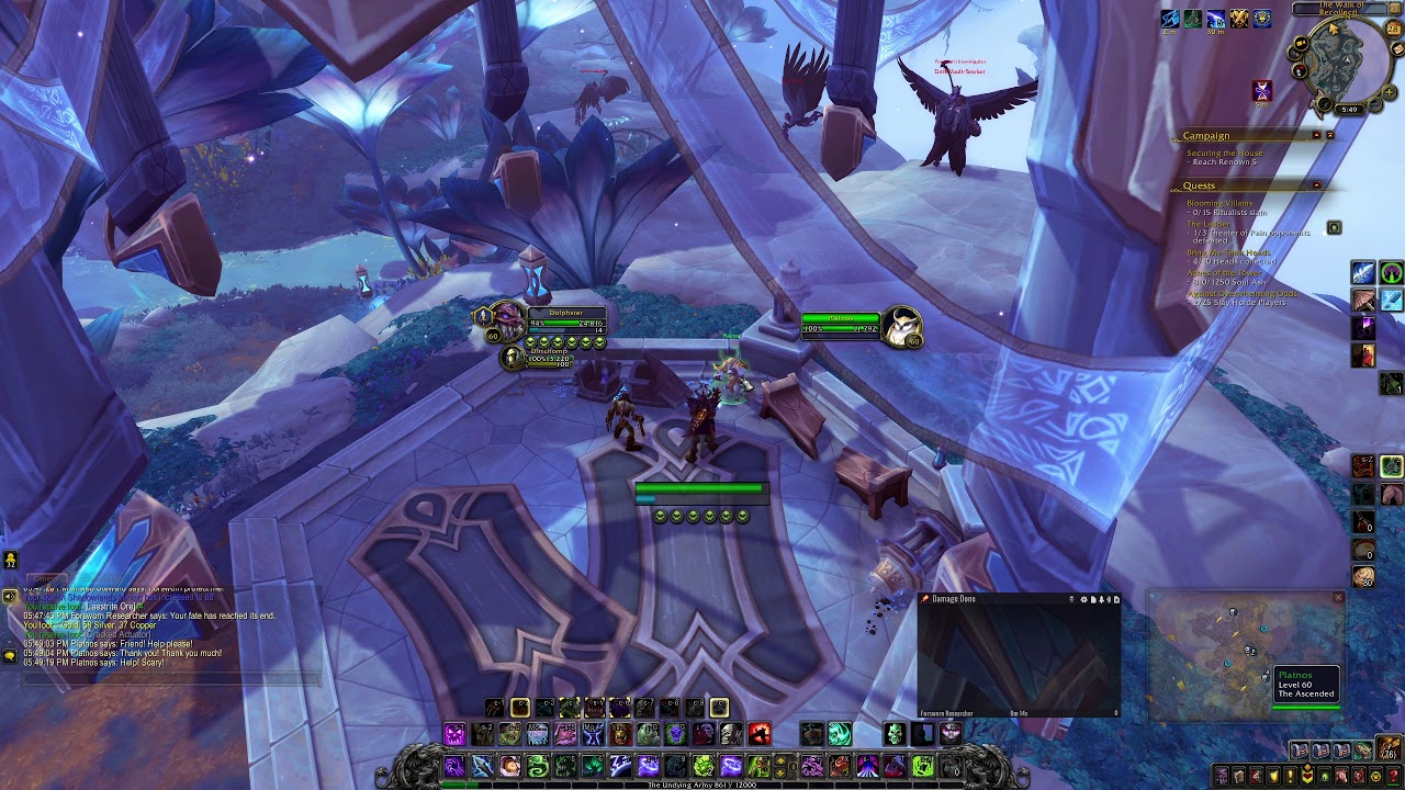 Platnos Golden Steward Chest Bastion WoW Shadowlands World of