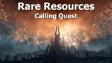 Rare Resources–Calling Quest-WoW Shadowlands