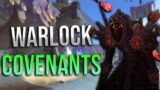 Shadowlands Beta Warlock Covenant Deep Dive! Which Is Best and Why? Destro, Demo and Affliction!
