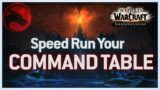 Shadowlands Table Mission Guide: How to SPEEDRUN your command table!