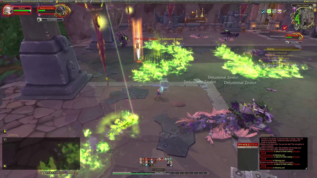 Solo Mythic Hellfire Citadel Shadowlands Pre Patch 2 of 3 World of