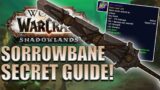 Sorrowbane Secret Weapon Guide – FREE Item Level 180 Sword! | Shadowlands