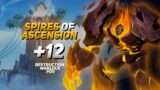 Spire of Ascension Mythic+ 12 I Tyrannical | Shadowlands Destruction Warlock PoV