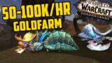 THIS IS INSANE! EASY 50-100k Gold per hour FREE Skinning! Shadowlands Goldfarm