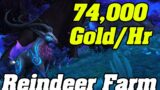 The Reindeer Route | 74.000 Gold Per Hour SOLO | Shadowlands Goldfarm